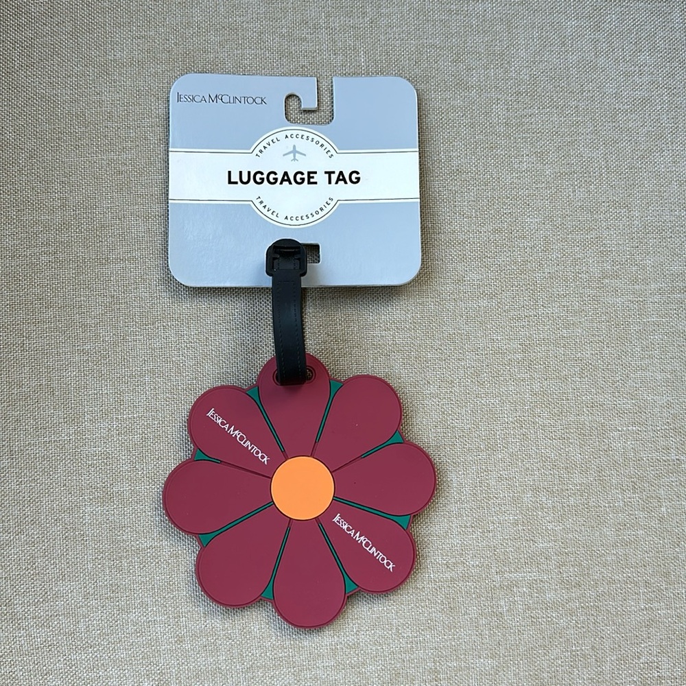 Jessica McClintock luggage tag - NWT